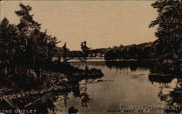 The Outlet Oquaga Lake New York