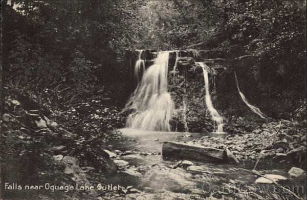 Falls near Oquaga Lake Outlet Deposit New York
