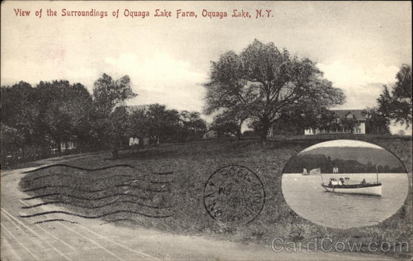 View of the surroundings of Oquaga Lake Farm New York