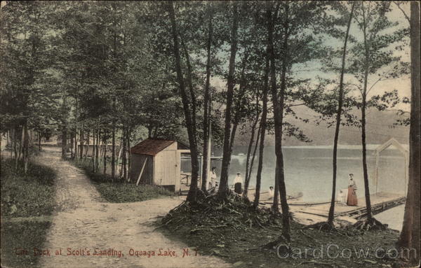 The Dock at Scott's Landing Oquaga Lake New York