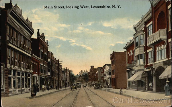Main Street, Looking West Lestershire New York