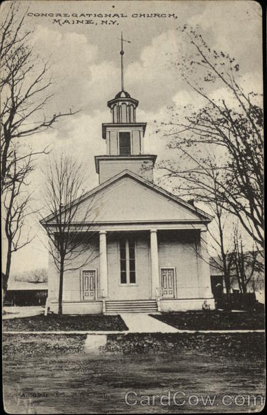 Congregational Church Maine New York