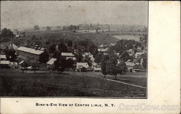 Bird's-Rye View of Centre Lisle New York