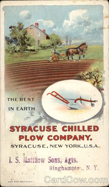 Syracuse Chilled Plow Company New York