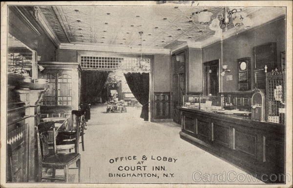 Office & Lobby at Court Inn Binghamton New York