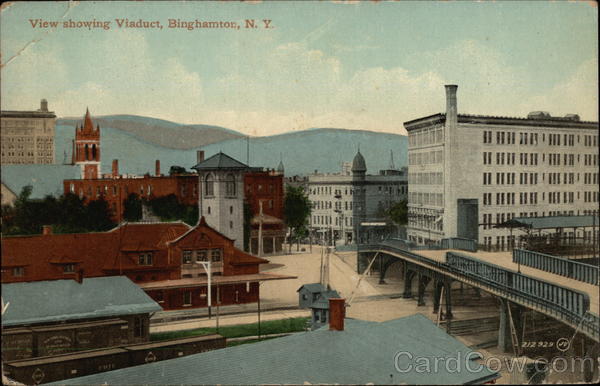 View showing Viaduct Binghamton New York