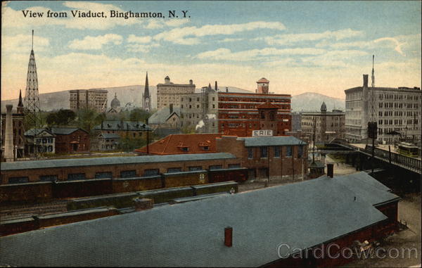 View from Viaduct Binghamton New York