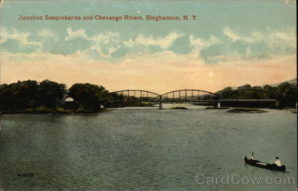 Junction of Susquenna and Chenago Rivers Binghamton New York