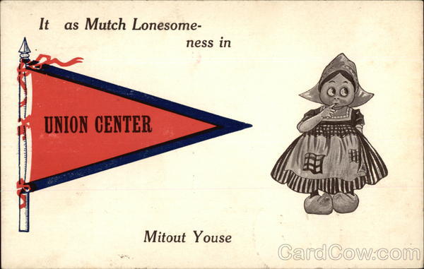 It as mutch lonesomeness in Union Center New York