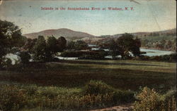 Islands in the Susquehanna River Postcard