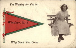 I'm waiting for you in Postcard