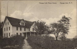 Lake House Annex Oquaga Lake, NY Postcard Postcard