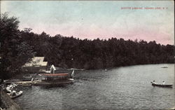 Scott's Landing Oquaga Lake, NY Postcard Postcard