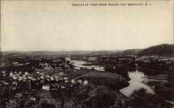 Bird's-eye View of Town from Round Top Bird's-eye View of Town from Round Top