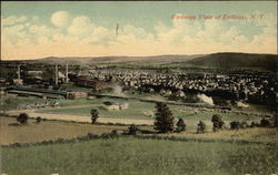 Birdseye View of Town Postcard