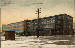 Sales Building Endicott-Johnson Co Postcard
