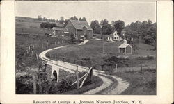 Residence of George A. Johnson Postcard