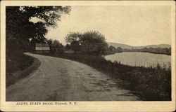 Along State Road Nineveh, NY Postcard Postcard