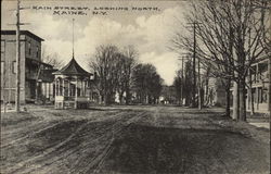 Main Street, Looking North Postcard