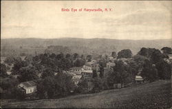 Bird's Eye View of Town Harpursville, NY Postcard Postcard