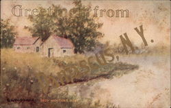 Vacations Home; Greetings from Damascus, NY Postcard Postcard