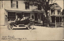 View of Hallock's Store Center Village, NY Postcard Postcard