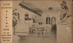 Latin Quarter Dining Room Postcard