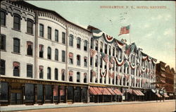 Hotel Bennett Binghamton, NY Postcard Postcard