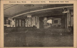 Spanish Ball Room, Arlington Hotel Postcard