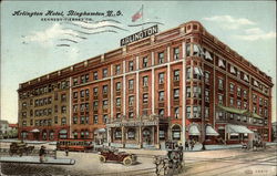 View of Arlington Hotel, Kennedy-Tierney Co Postcard