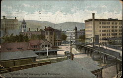 Looking South from Viaduct Postcard