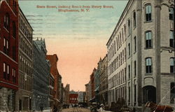 State Street, looking south from Henry Street Postcard