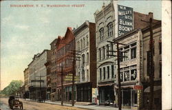 View of Washington Street Postcard
