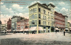 Court and Washington Streets Binghamton, NY Postcard Postcard