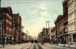 Court Street Looking West Postcard