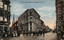 Court House Square Postcard