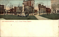 Court House Square Postcard