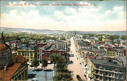 Looking West from Security Mutual Building Postcard