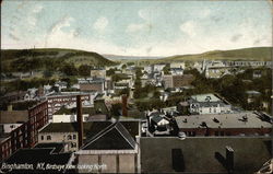 Bird's Eye View Looking North Postcard