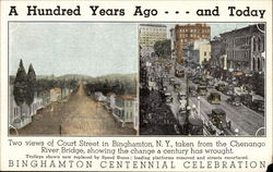 Binghamton Centennial Celebration Postcard