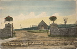 Floral Park Cemetery Binghamton, NY Postcard Postcard