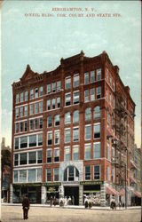 O'Neil Building, Corner Court and State Streets Binghamton, NY Postcard Postcard