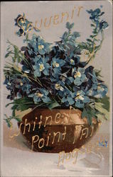 Souvenir - Flowers Whitney Point, NY Postcard Postcard