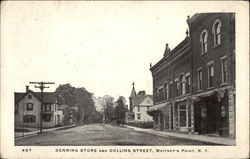 Denning Store and Collins Street Postcard