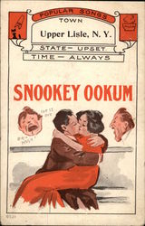 Popular Songs Town Postcard