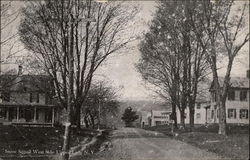 Snow Squall, West Side Upper Lisle, NY Postcard Postcard