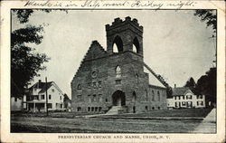 Presbyterian Church and Manse Postcard