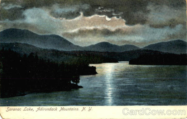 Saranac Lake Adirondack Mountains New York