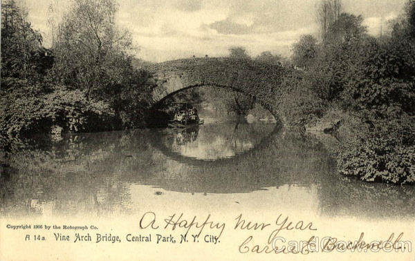 Vine Arch Bridge, Central Park New York City