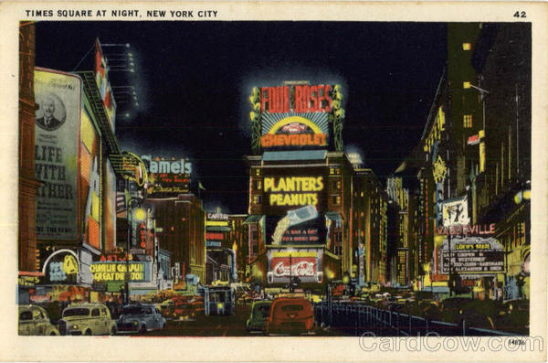 Times Square at Night New York City